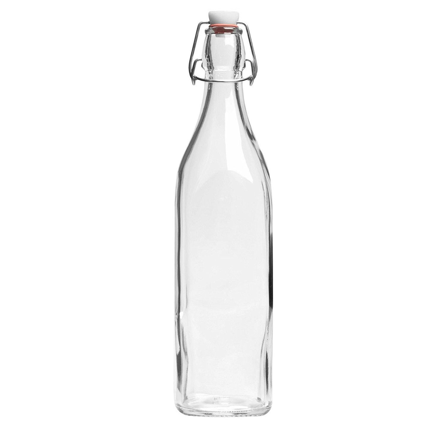 Bouteille en verre avec fermoir – 1 litre